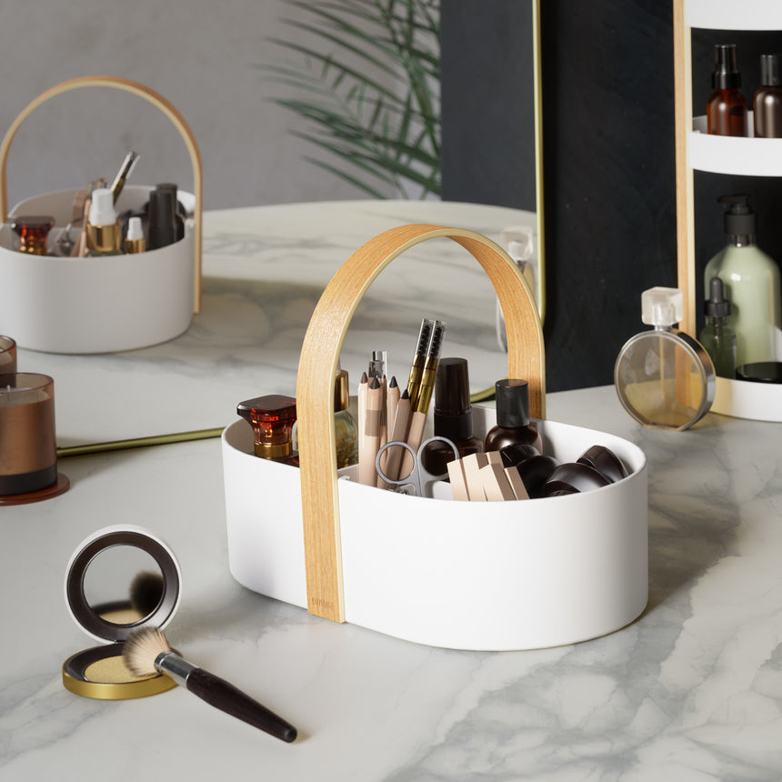 Portaoggetti Bellwood Bianco Naturale UMBRA
