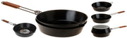 PADELLA BBQ CON COPERCHIO DIA 24/28.5 X H6CM