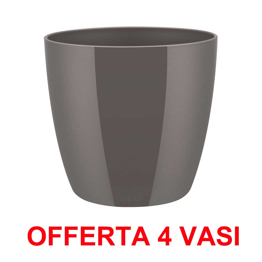 OFFERTA 4 VASO BRUSSELS DIAMOND ROUND 16CM OYSTER PEARL