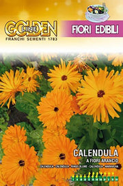 SEMI CALENDULA A FIORI F'ARANCIO EDIBILE