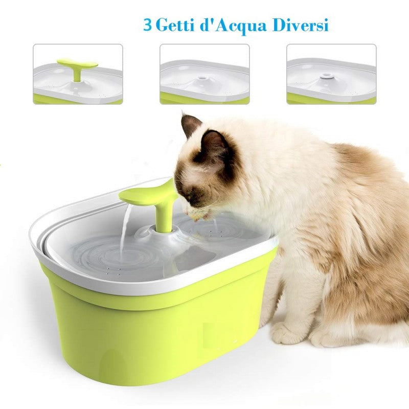 FONTANELLA ZAMPILLO DOPPIO PER CANI/GATTI 2,8 LITRI