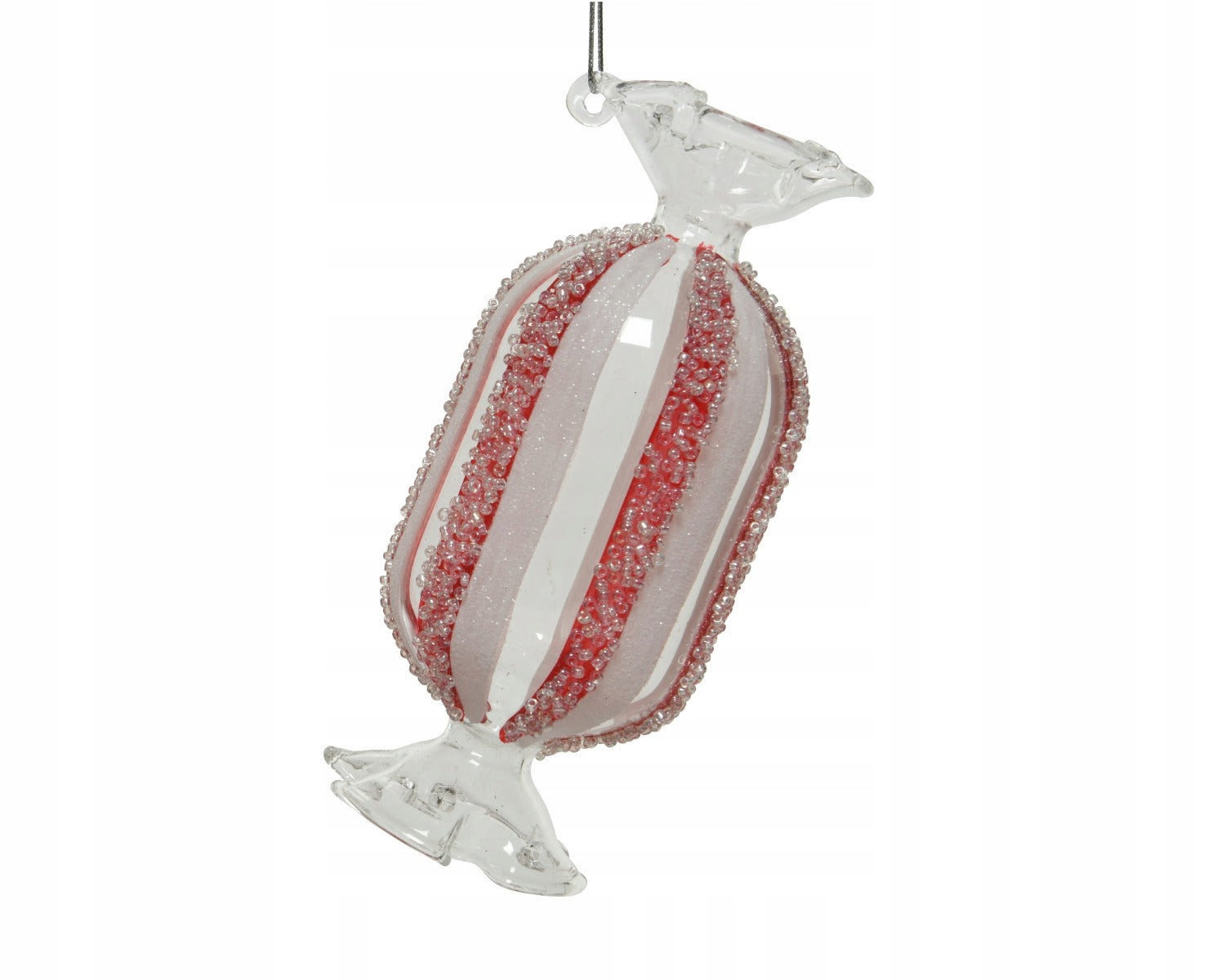 PENDENTE NATALIZIO A FORMA DI CARAMELLA ASSORTITO 12.8CM