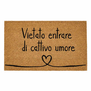 Zerbino Vietato entrare di cattivo umore 45x75 cm SIMPLE DAY