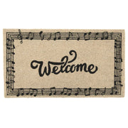 ZERBINO "WELCOME" CON NOTE MUSICALI