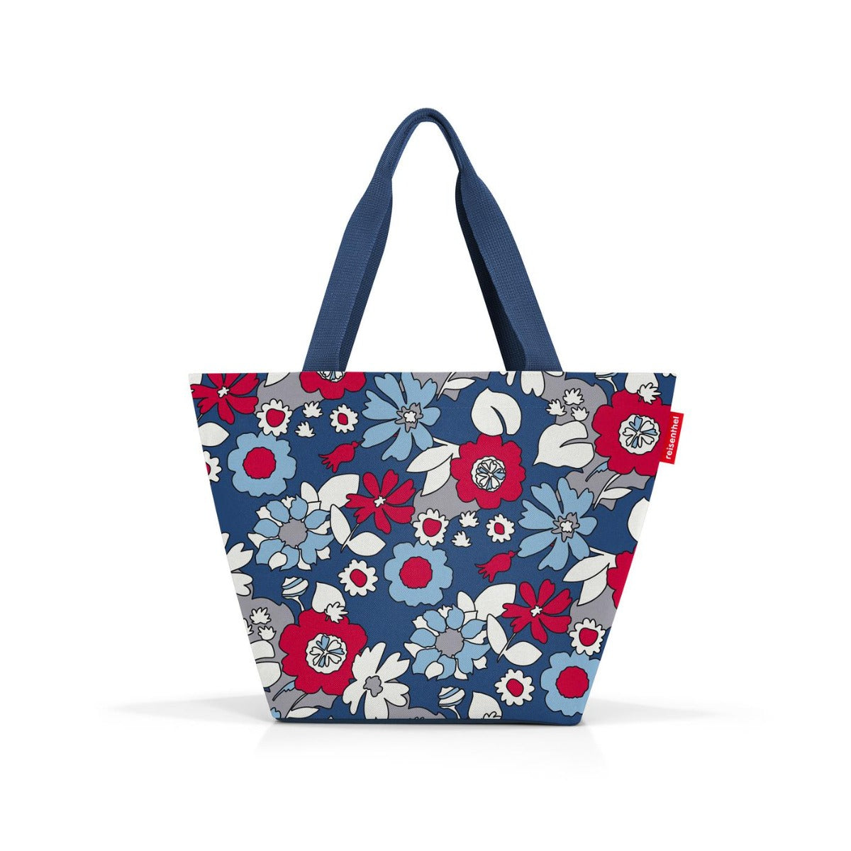 BORSA SHOPPER M FLORIST INDIGO